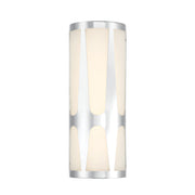 Crystorama Lighting ROY-802-CH Royston 2 Light Sconce, UL Damp Rated, Polished Chrome