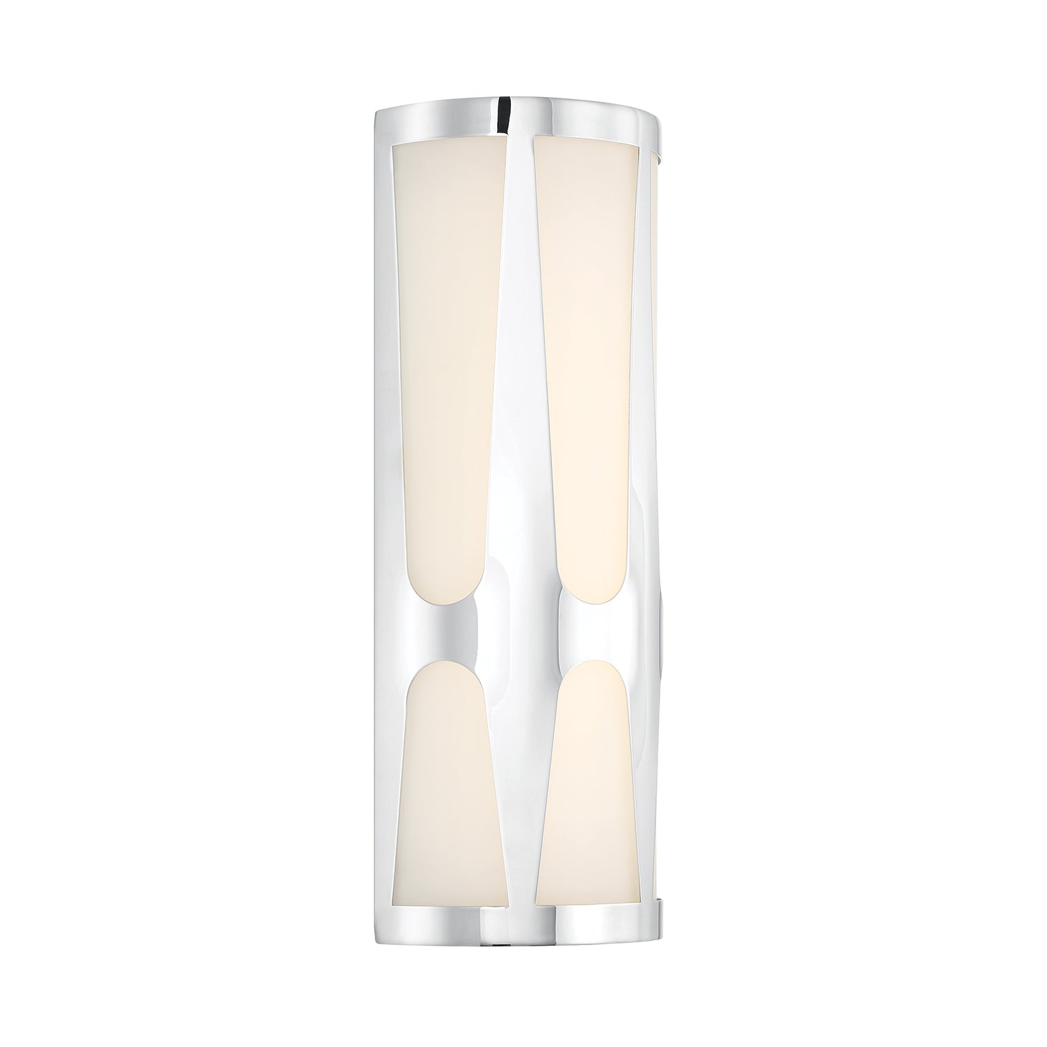 Crystorama Royston ROY-802-CH – 6.75 Inch – 2 Light – Sconce – Polished Chrome – Damp Rated
