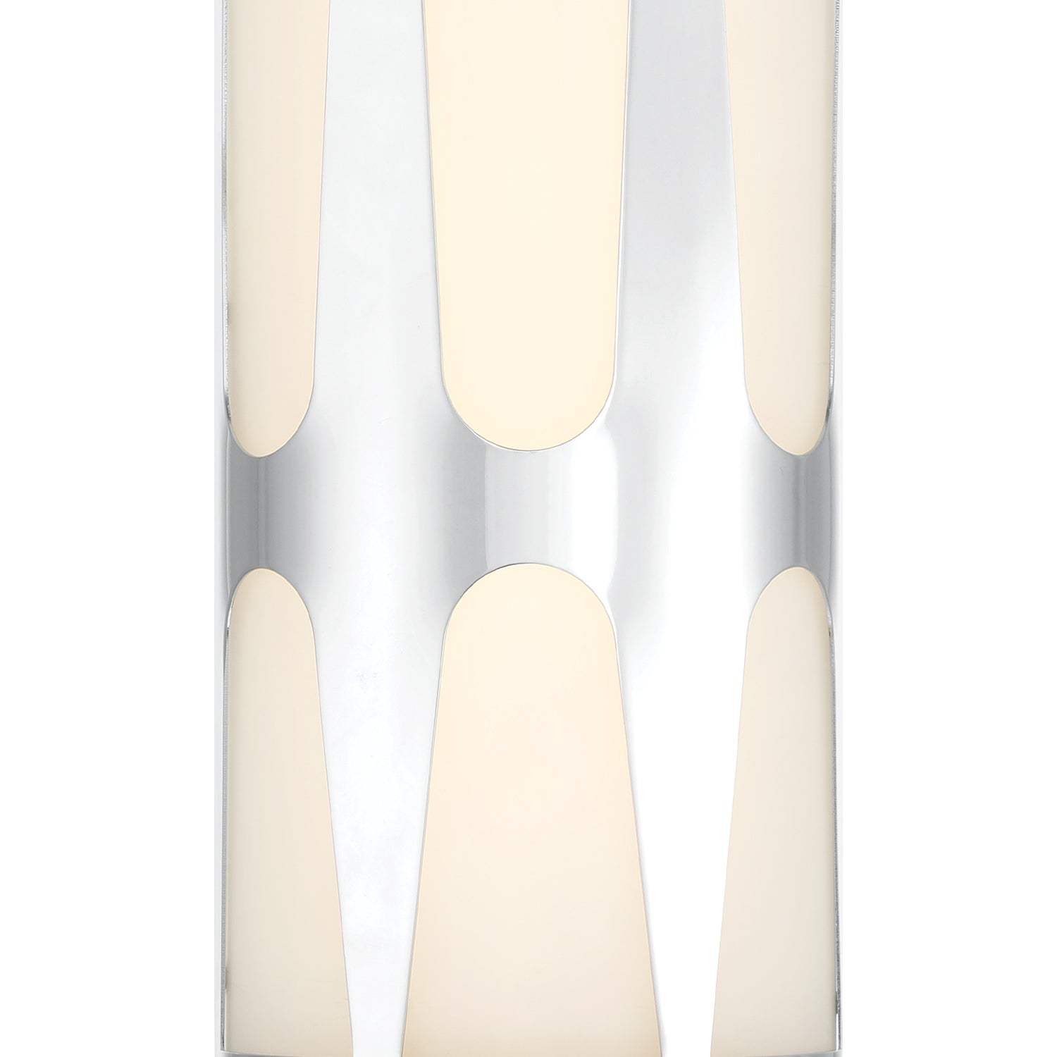 Crystorama Royston ROY-802-CH_LED – 6.75 Inch – Sconce – Polished Chrome – Damp Rated