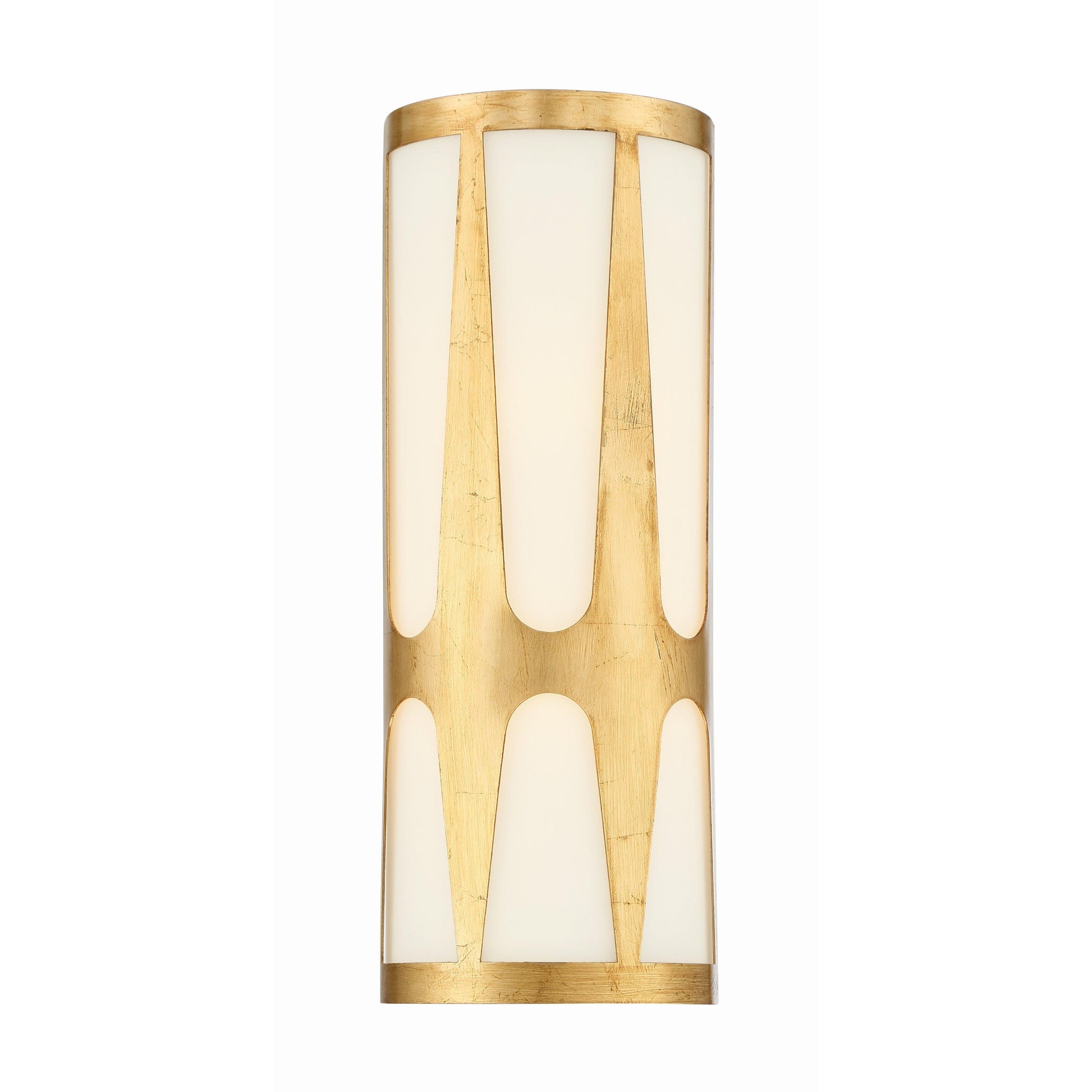 Crystorama Royston ROY-802-GA – 6.75 Inch – 2 Light – Sconce – Antique Gold – Damp Rated