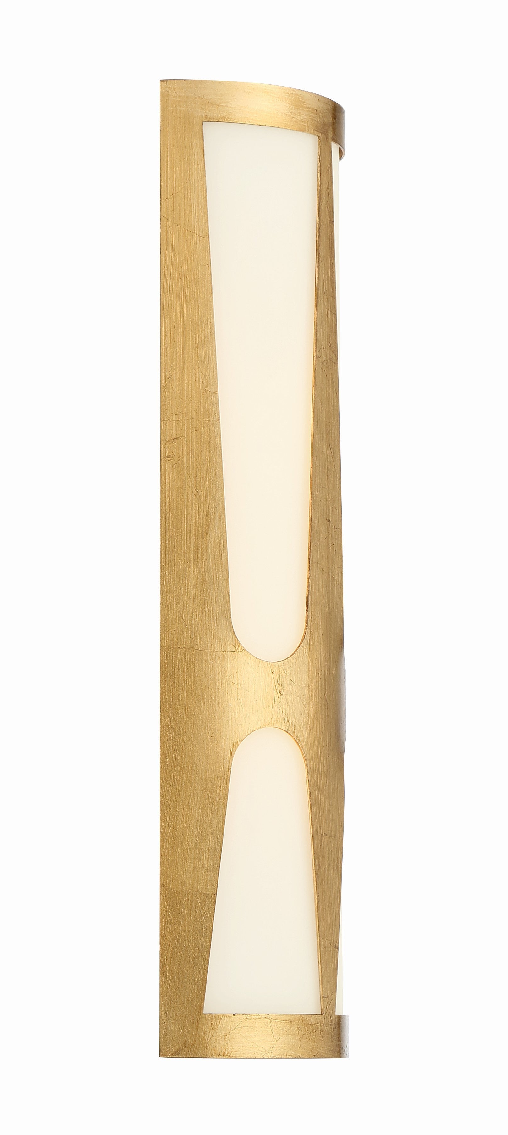 Crystorama Royston ROY-802-GA_LED – 6.75 Inch – Sconce – Antique Gold – Damp Rated