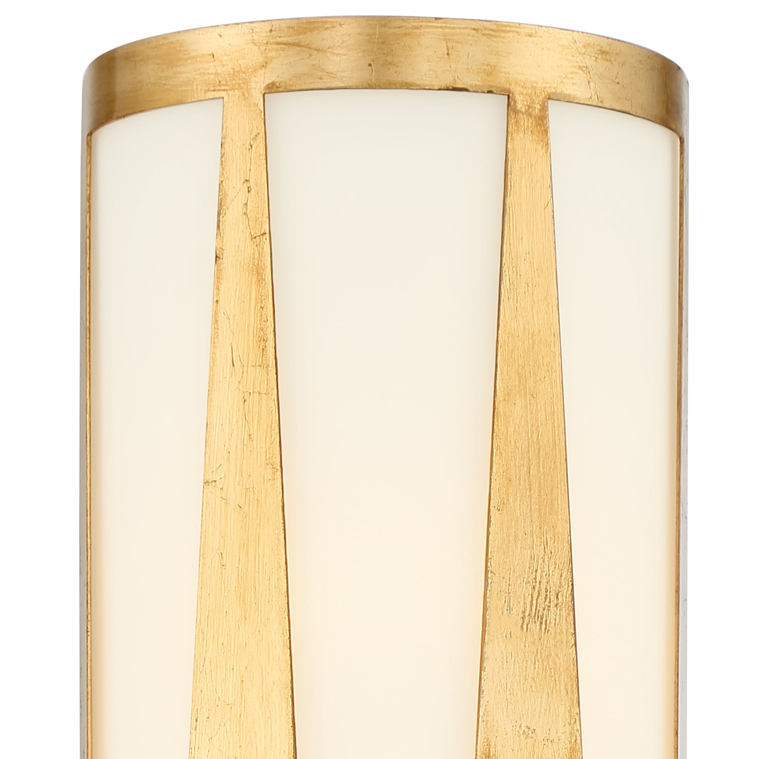 Crystorama Royston ROY-802-GA_LED – 6.75 Inch – Sconce – Antique Gold – Damp Rated