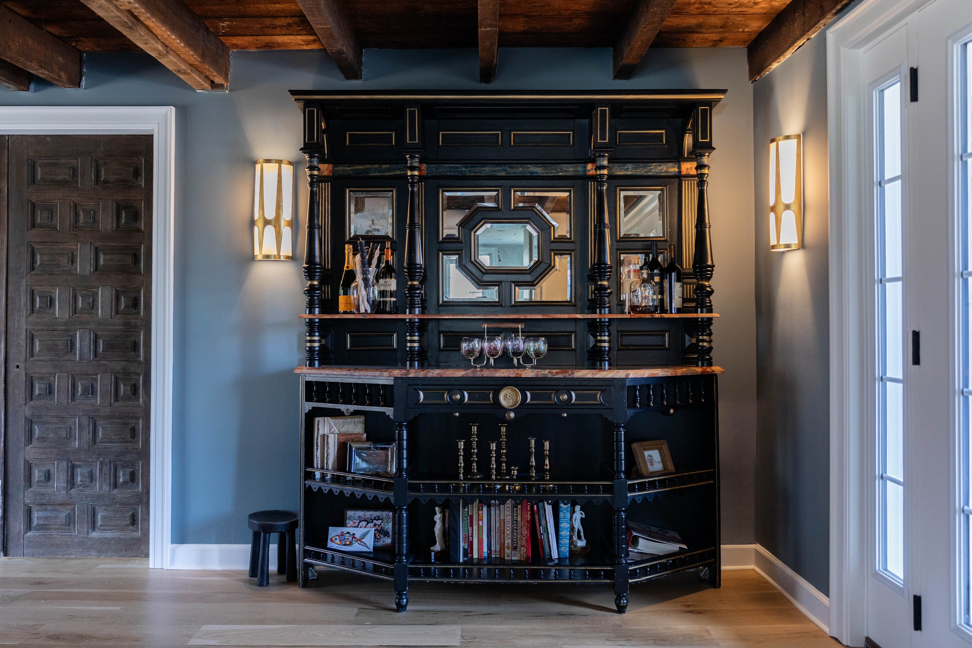 Crystorama Royston ROY-802-GA_LED – 6.75 Inch – Sconce – Antique Gold – Damp Rated