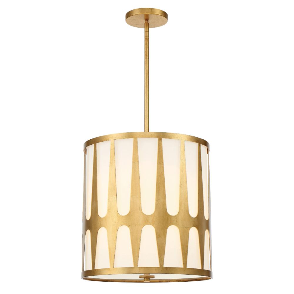 Crystorama ROYSTON ROY-805-GA Pendant Modern - Antique Gold