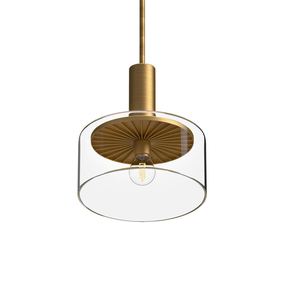 Alora Lighting ROYALE PD535010AGCL Pendant - Aged Gold