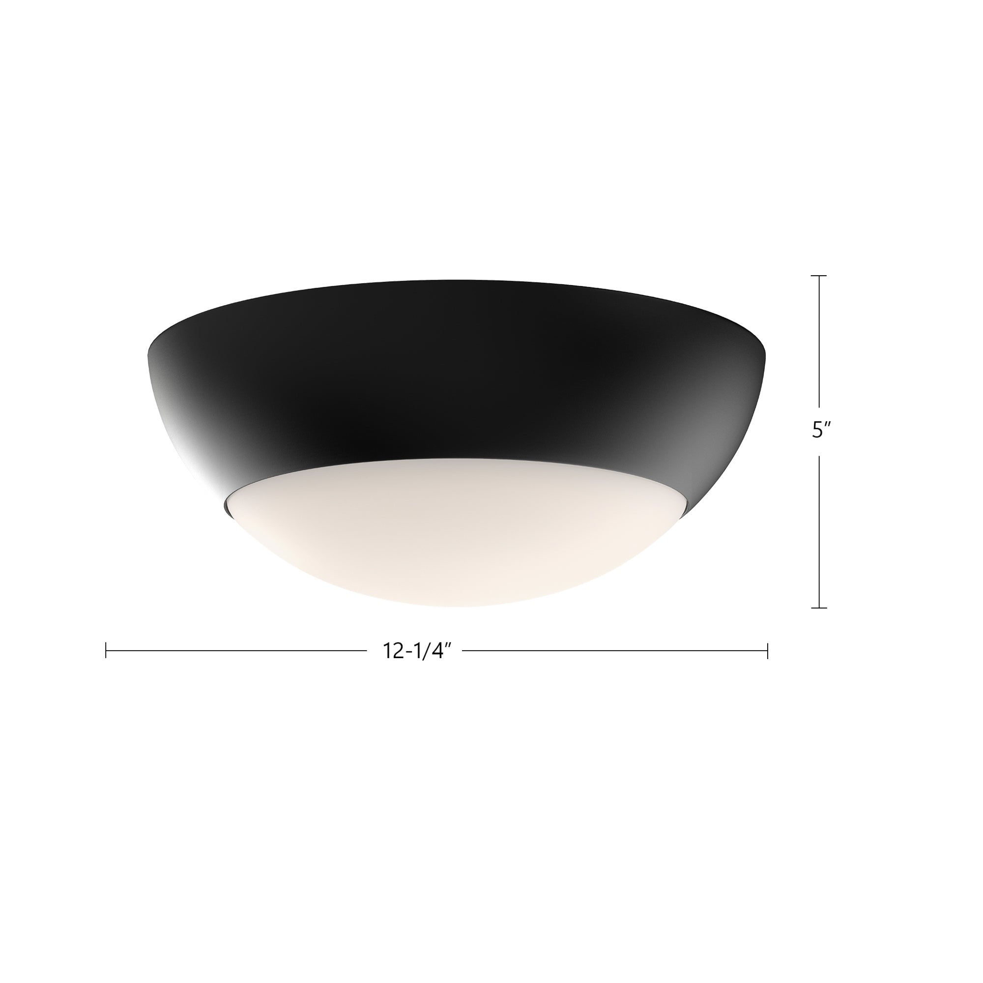 Rubio 11-in Aged Gold/Opal Matte Glass 2 Lights Flush Mount