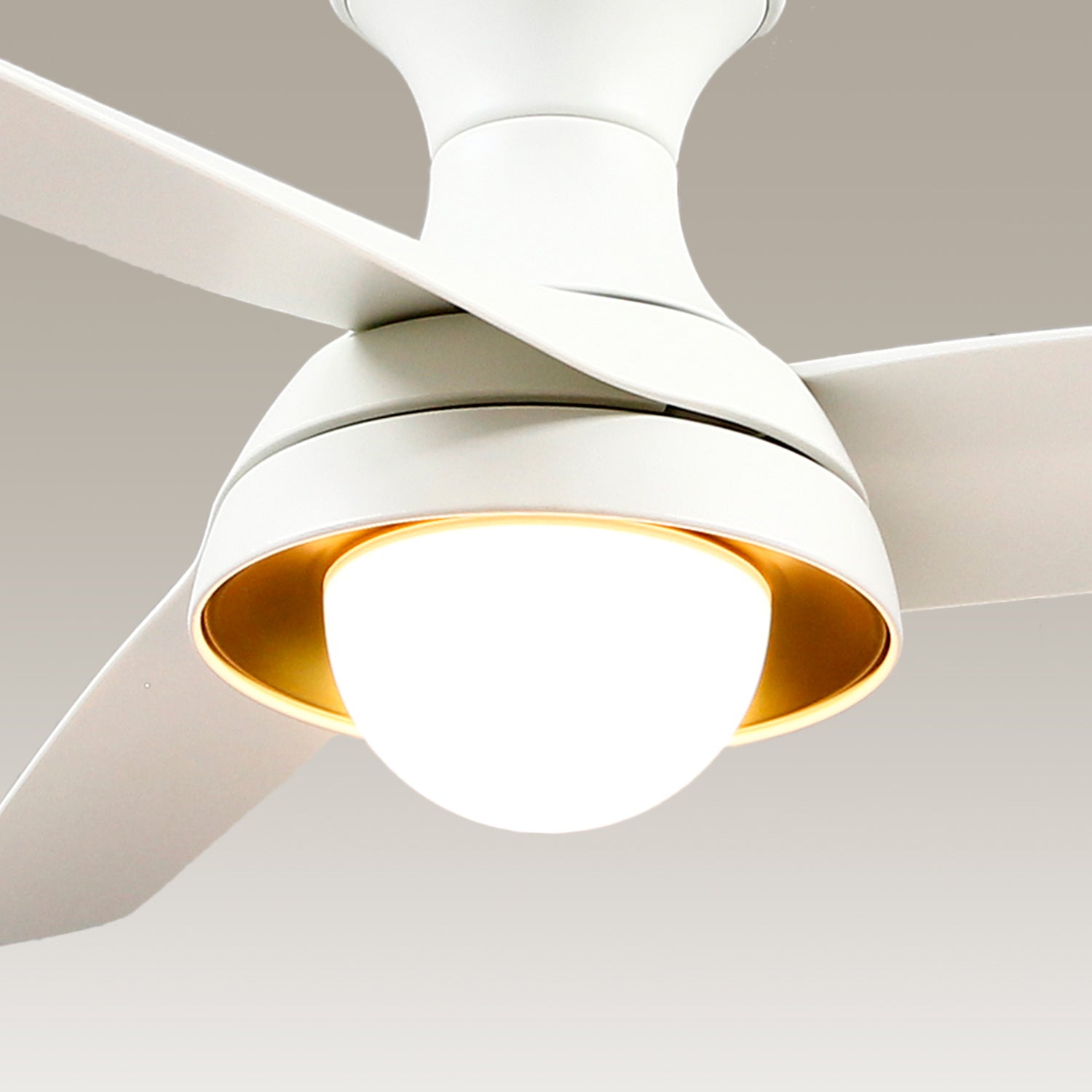 Rubio-H 54-in White LED Fans