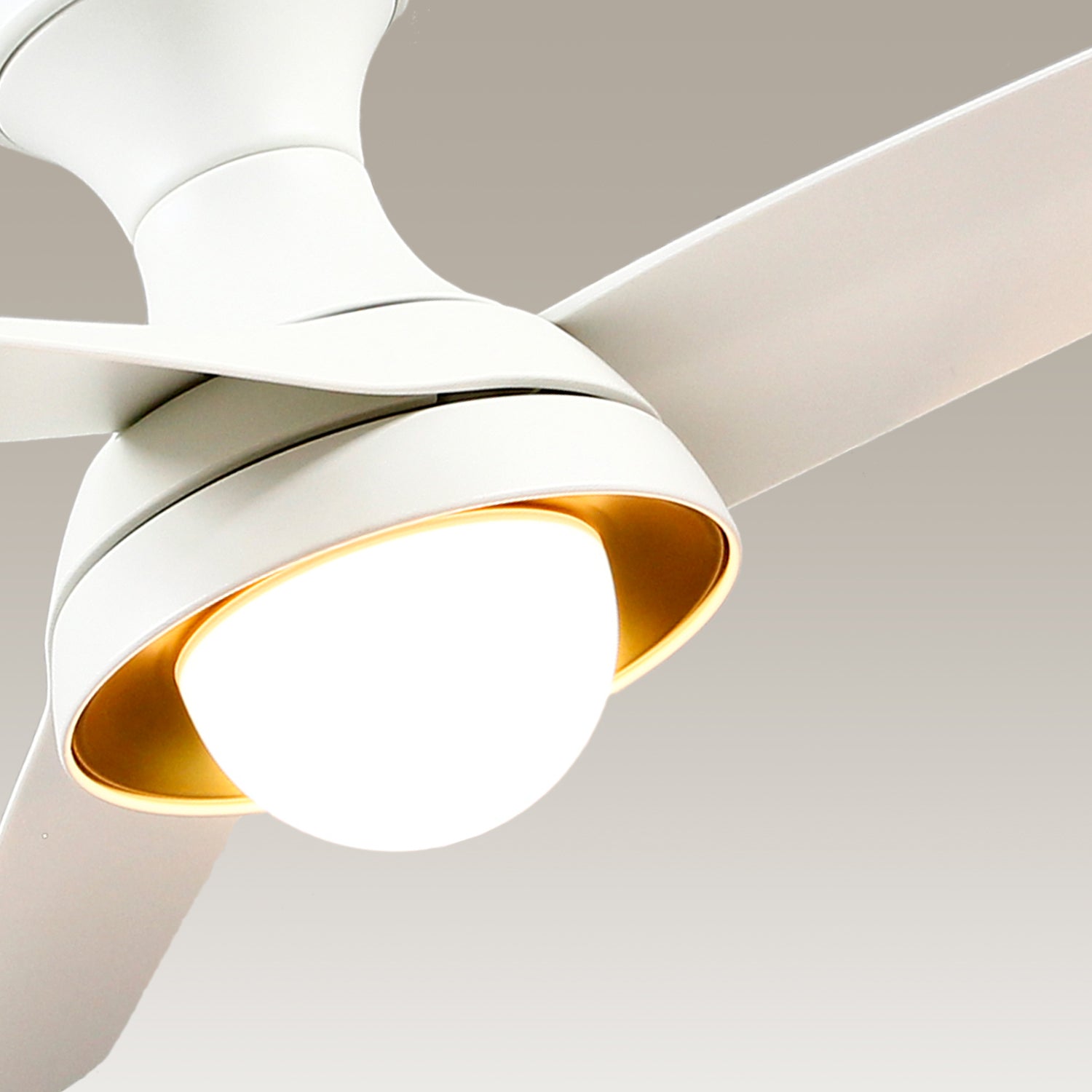 Rubio-H 54-in White LED Fans