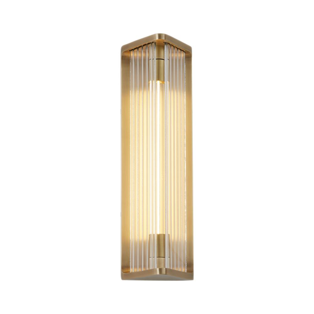 Alora Lighting SABRE WV339112VBCR Bathroom Fixture - Vintage Brass