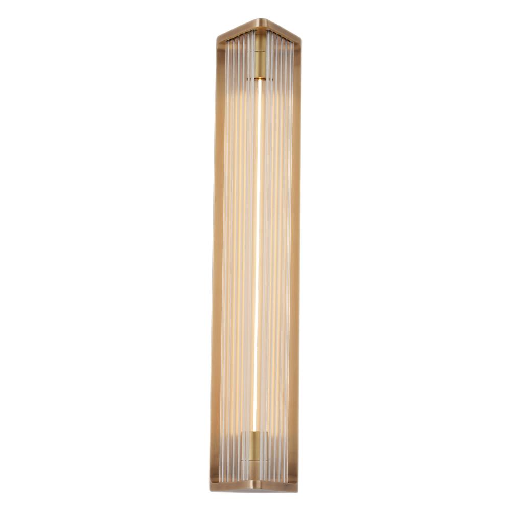 Alora Lighting SABRE WV339123VBCR Bathroom Fixture - Vintage Brass