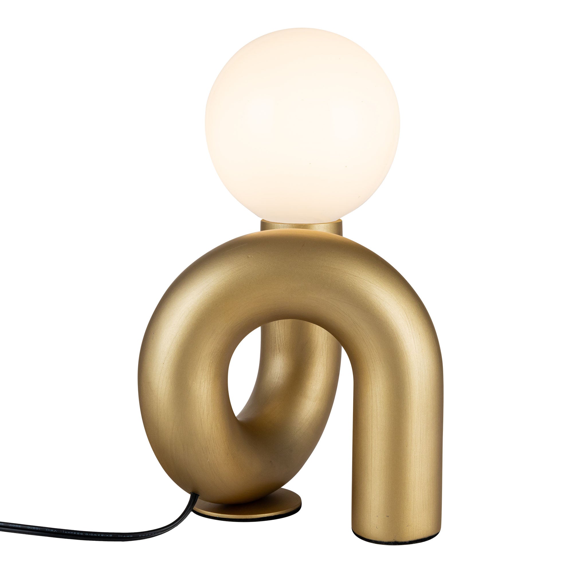 Sadie 6-in Brushed Gold Socket Table Lamp