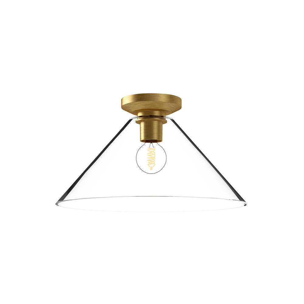 Alora Lighting SALEM FM570314BGCL Flush Mount - Brushed Gold