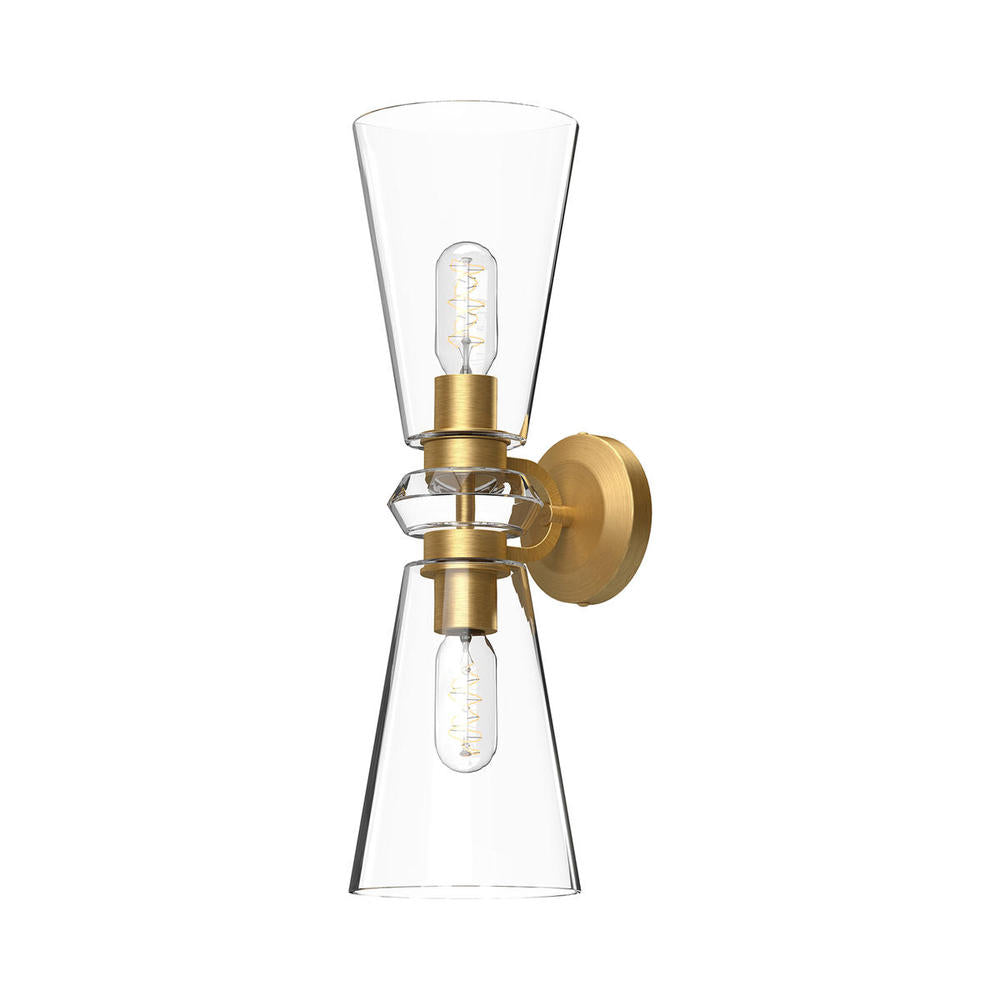 Alora Lighting SALEM WV570221BGCL Bathroom Fixture - Brushed Gold