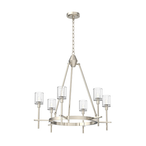 Alora Lighting SALITA CH314306PNCC Chandelier Traditional - Clear Crystal Polished Nickel