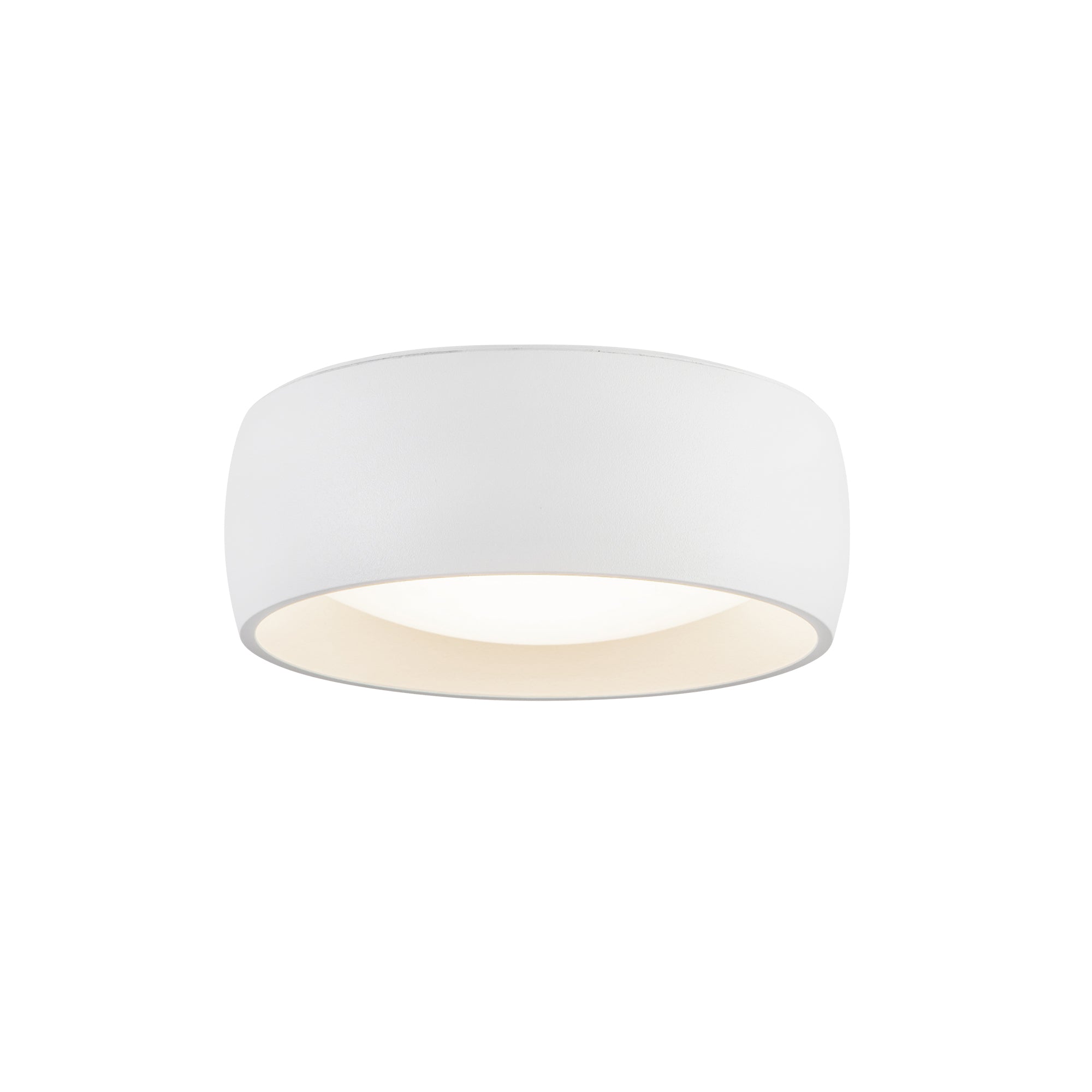 Savile 4-in White LED Flush Mount