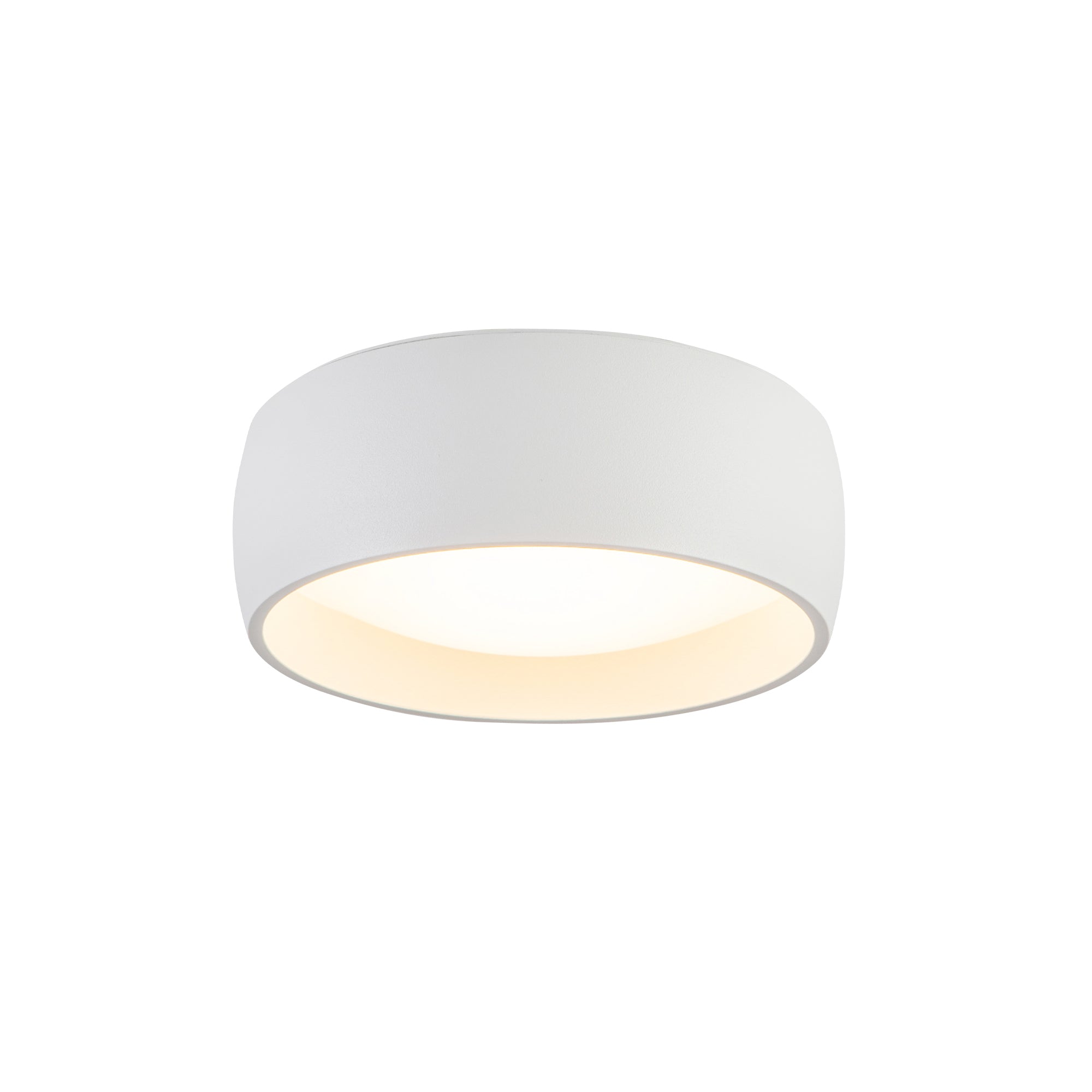 Savile 4-in White LED Flush Mount