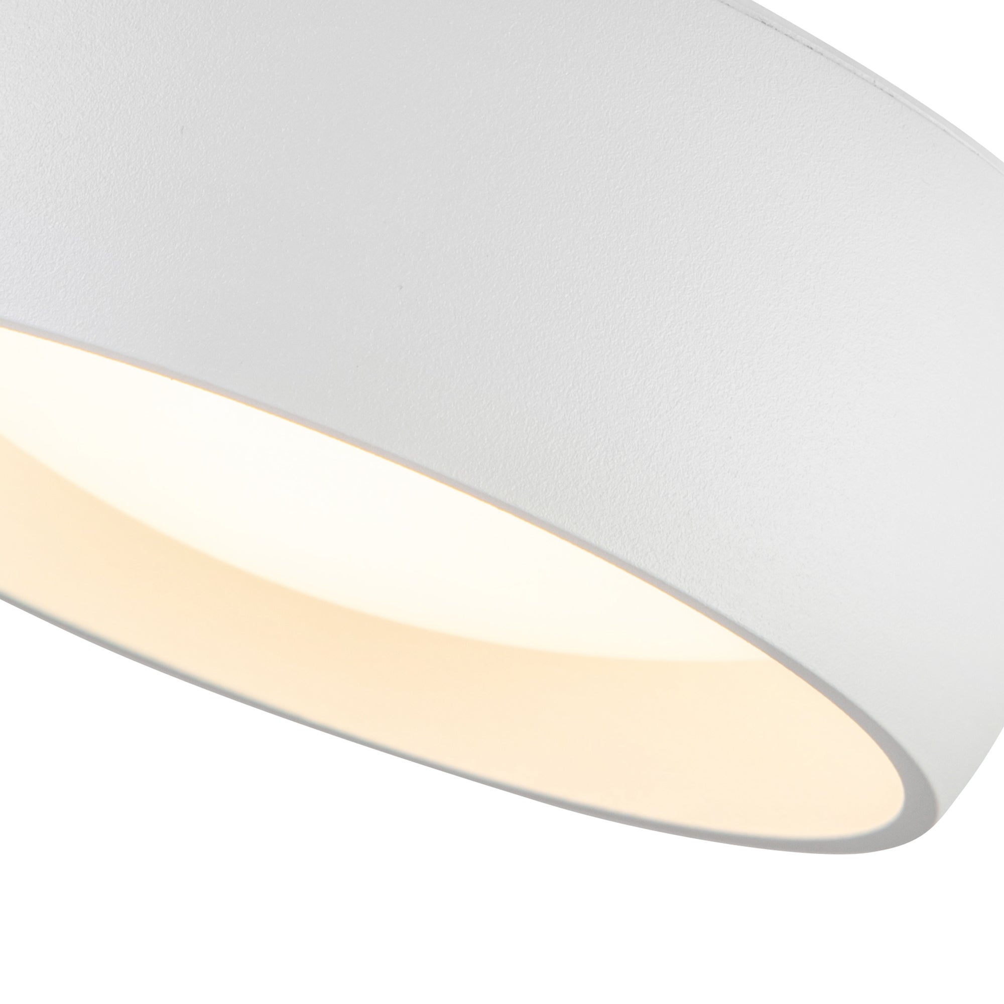 Savile 6-in White LED Flush Mount