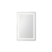 Seneca 24-in Sandblasted Merc Edge LED Vanity Mirror