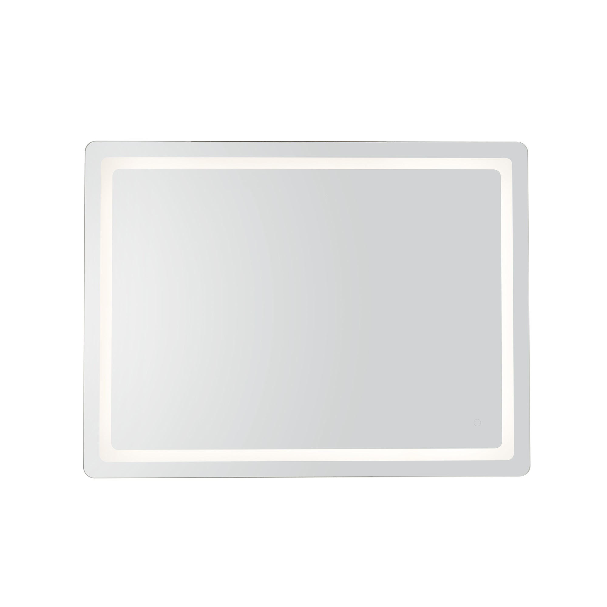 Seneca 48-in Sandblasted Merc Edge LED Vanity Mirror