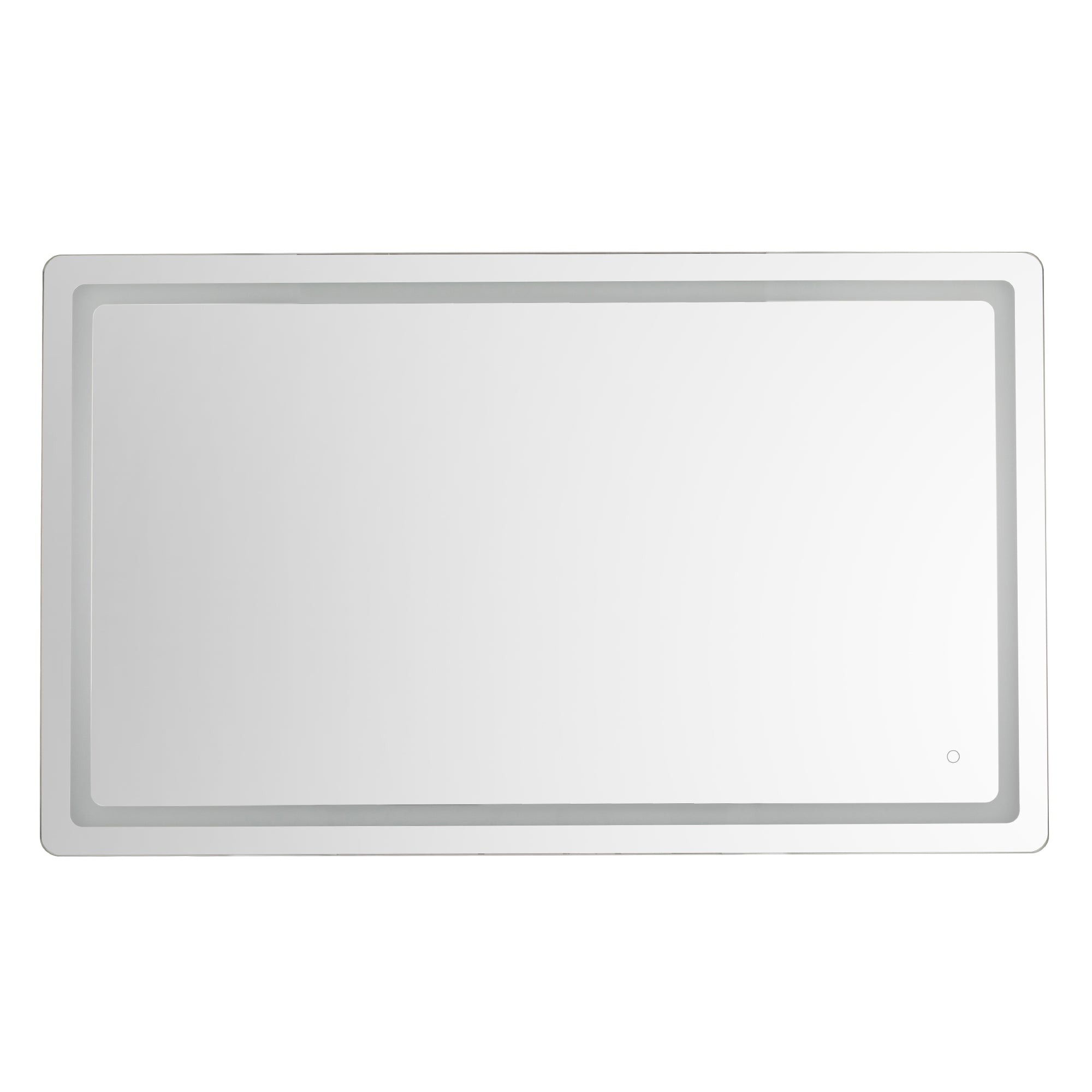 Seneca 32-in Sandblasted Merc Edge LED Vanity Mirror