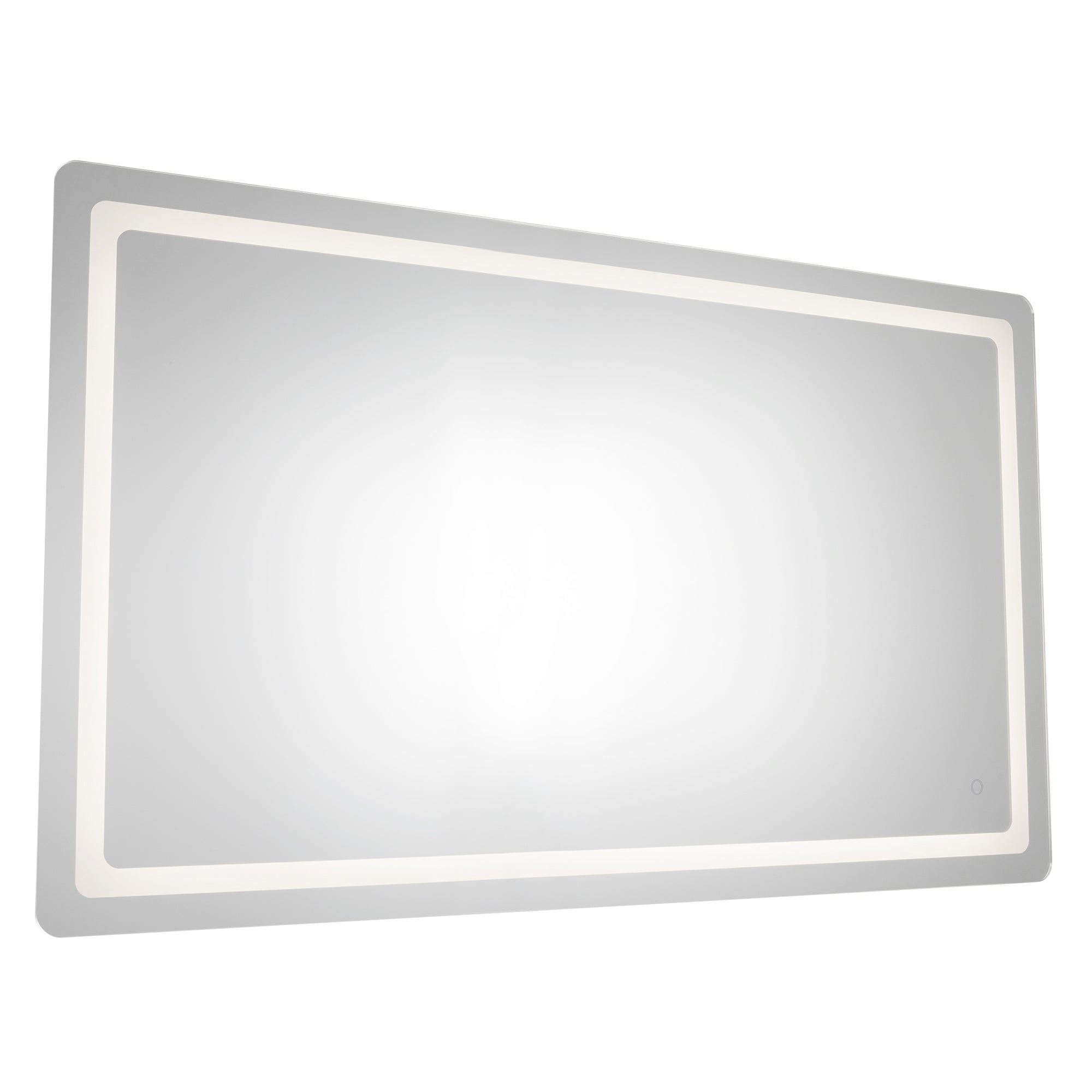 Seneca 32-in Sandblasted Merc Edge LED Vanity Mirror