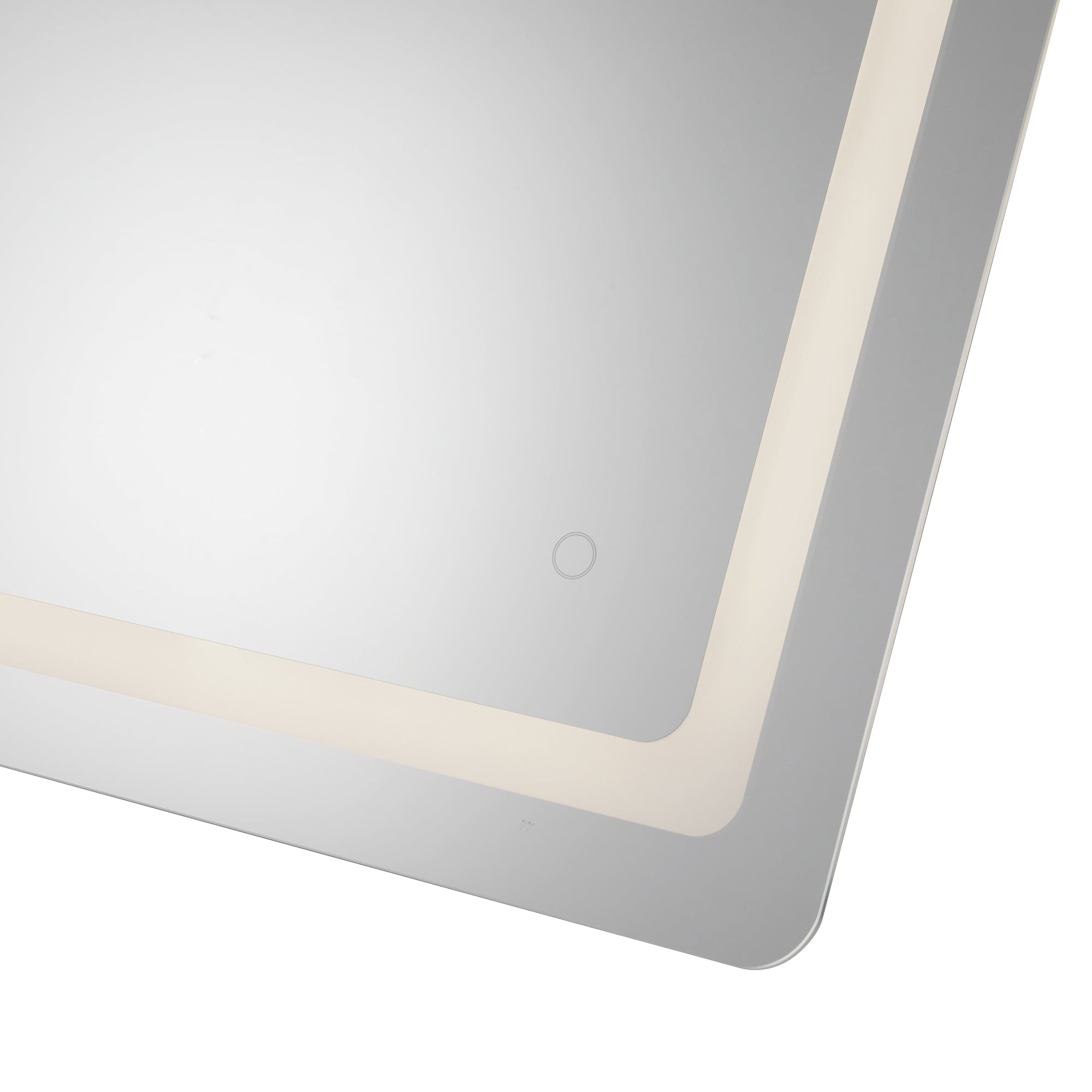 Seneca 32-in Sandblasted Merc Edge LED Vanity Mirror