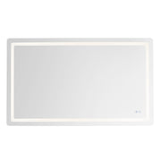 Seneca 60-in Sandblasted Merc Edge LED Vanity Mirror
