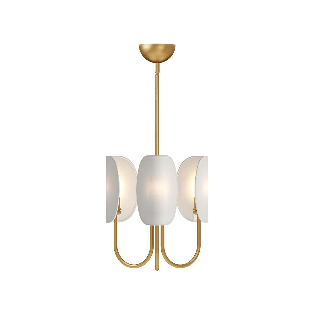 Alora Lighting SENO CH450715AGCW Chandelier - Aged Gold