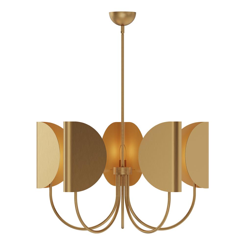 Alora Lighting SENO CH450732AG Chandelier - Aged Gold