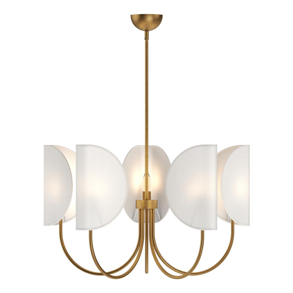 Alora Lighting SENO CH450732AGCW Chandelier - Aged Gold