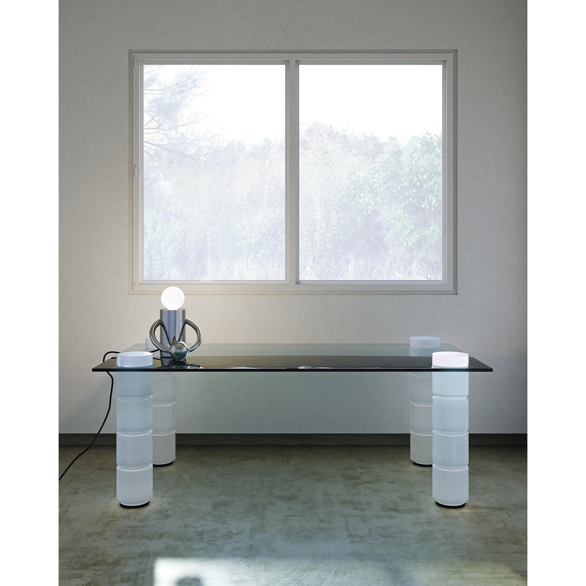 Septum 8-in Chrome LED Table Lamp