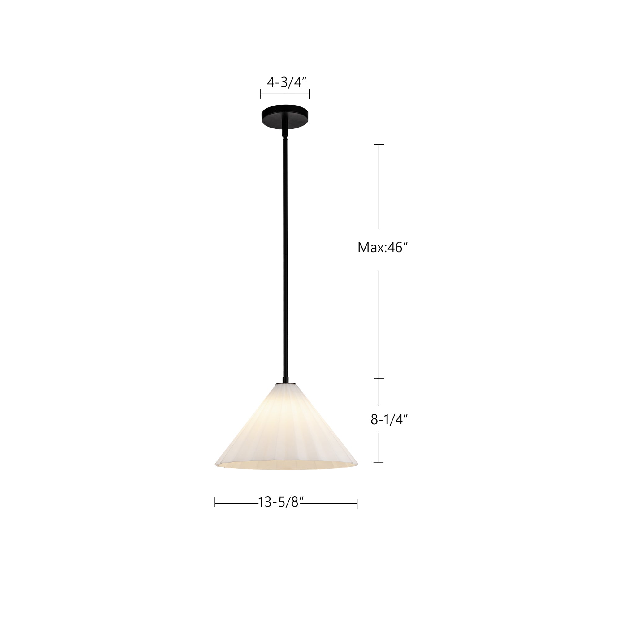 Serena 14-in Aged Brass/Opal Glass 1 Light Pendant