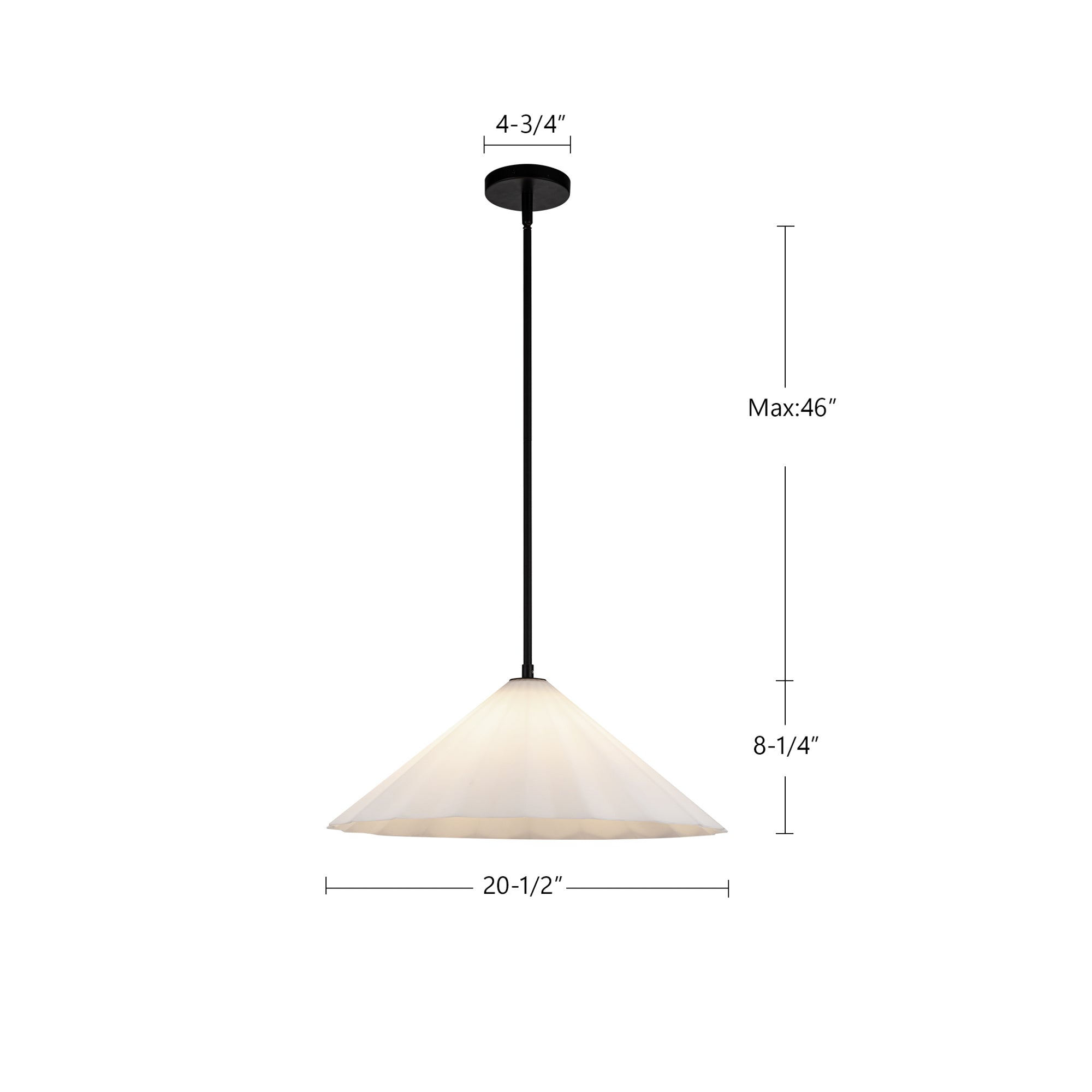 Serena 20-in Aged Brass/Opal Glass 1 Light Pendant