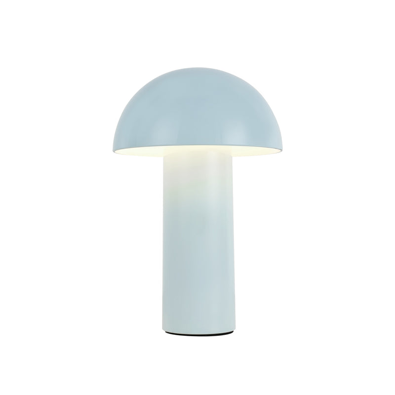 Setas 6-in Sky Blue LED Table Lamp