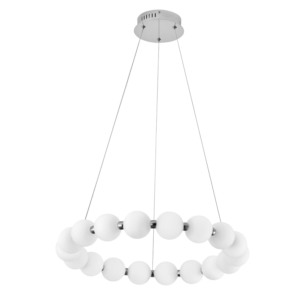 Dainolite SHELBY SHE-2432LEDC-PC Chandelier Contemporary - Polished Chrome