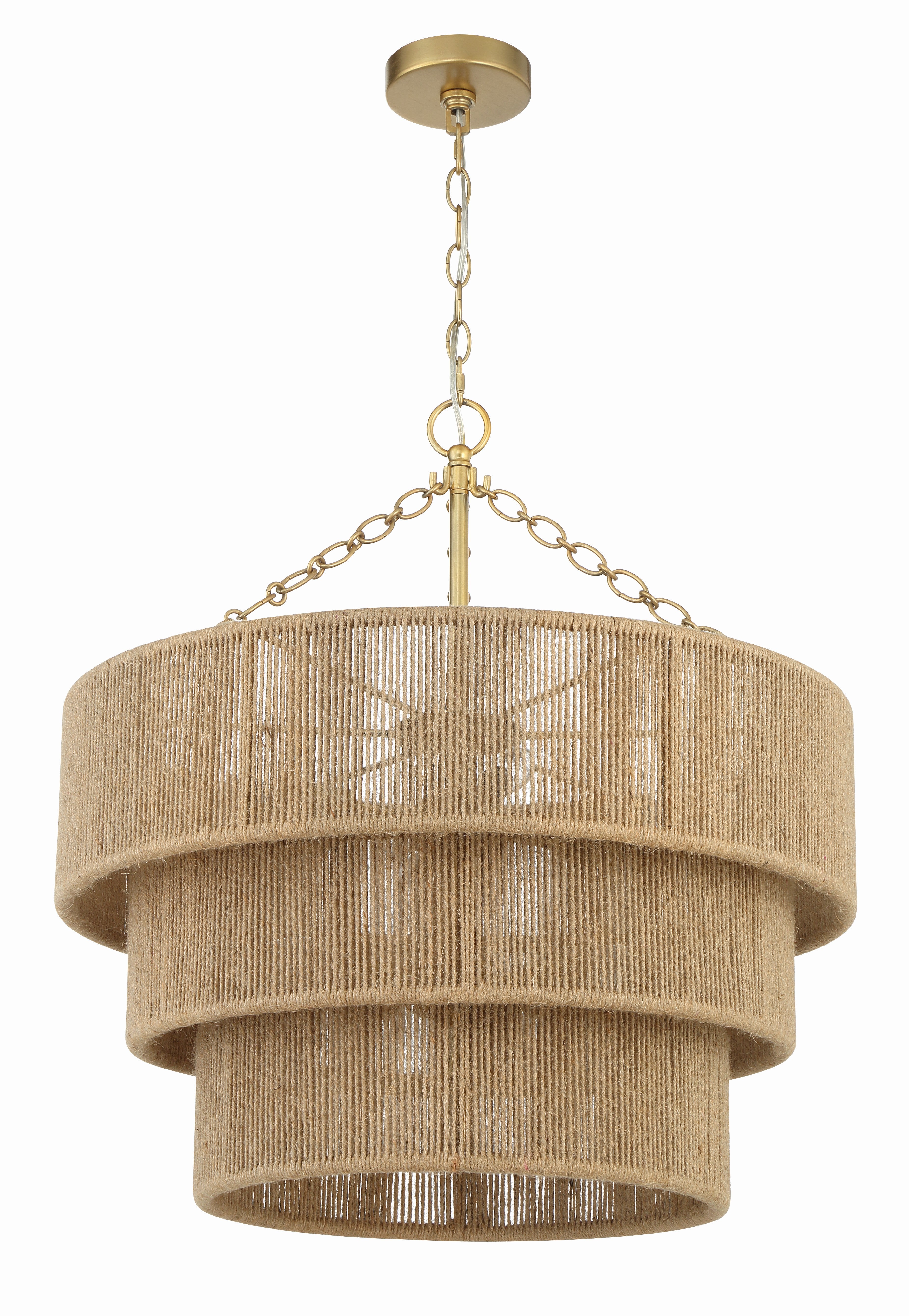 Crystorama Shyla SHY-10907-SG – 24 Inch – 10 Light – Chandelier – Soft Gold – Damp Rated