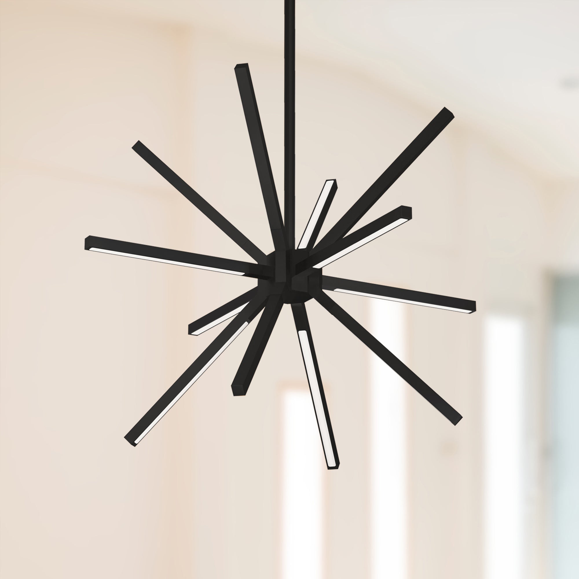 Sirius Minor 20-in Black LED Chandeliers