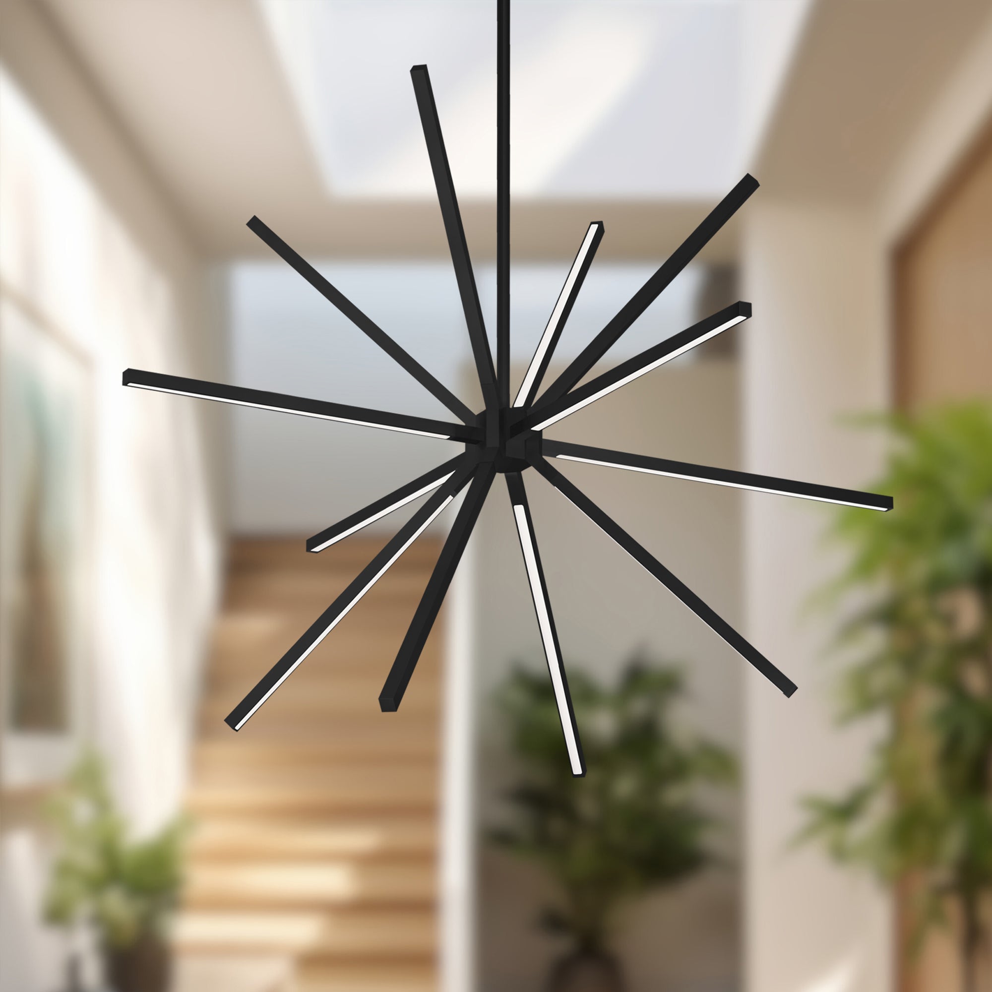 Sirius Minor 32-in Black LED Chandeliers