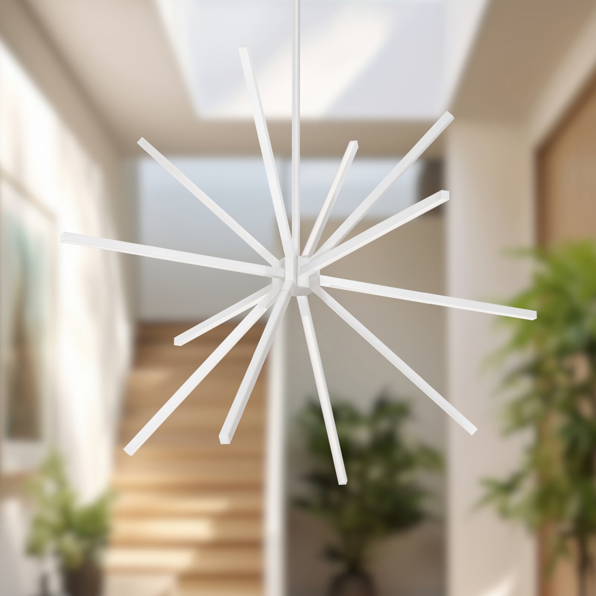 Sirius Minor 32-in White LED Chandeliers