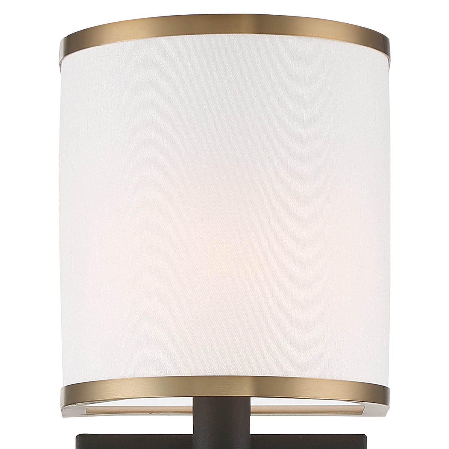 Crystorama Sloane SLO-A3601-VG-BF – 5 Inch – 1 Light – Sconce – Vibrant Gold + Black Forged – Damp Rated
