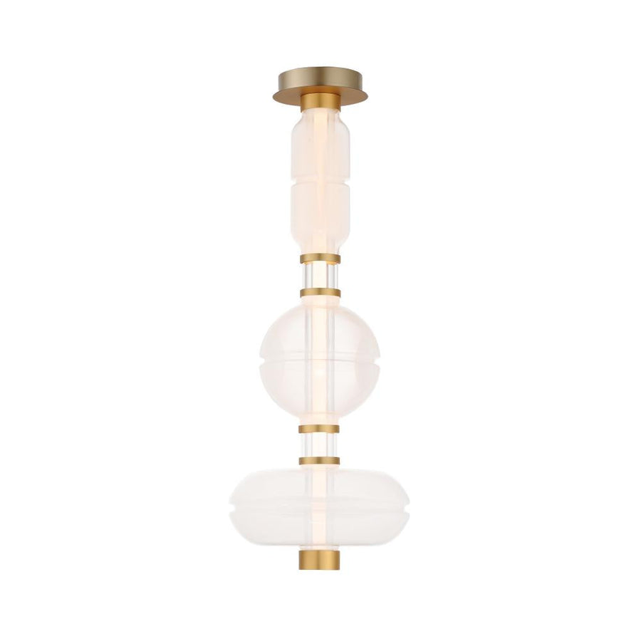 12 Inch Semi-Flush Mount – Gold