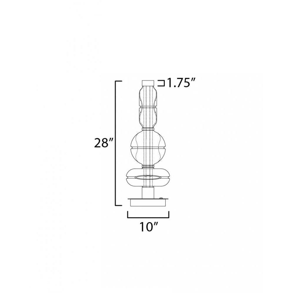Studio M GUSTO SM18598GM Lamp - Gunmetal light