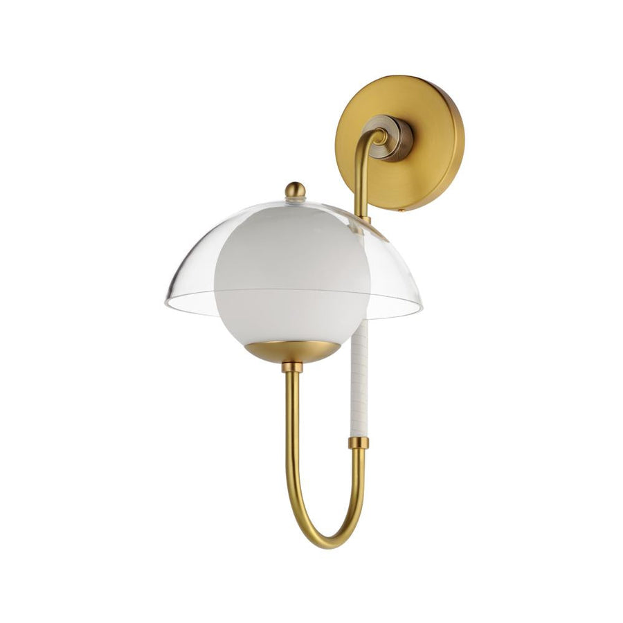 Studio M Chapeau 8 Inch Wall Sconce – Satin Brass