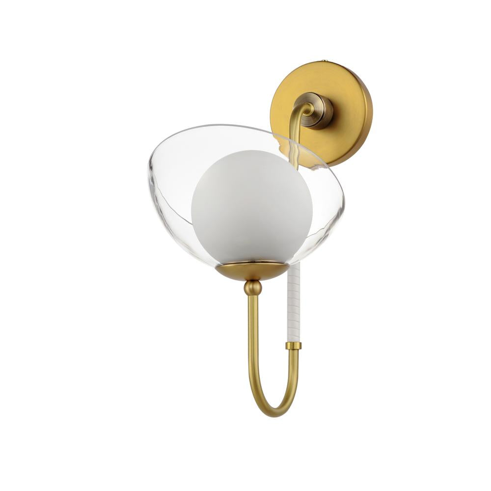 Studio M Chapeau 8 Inch Wall Sconce – Satin Brass