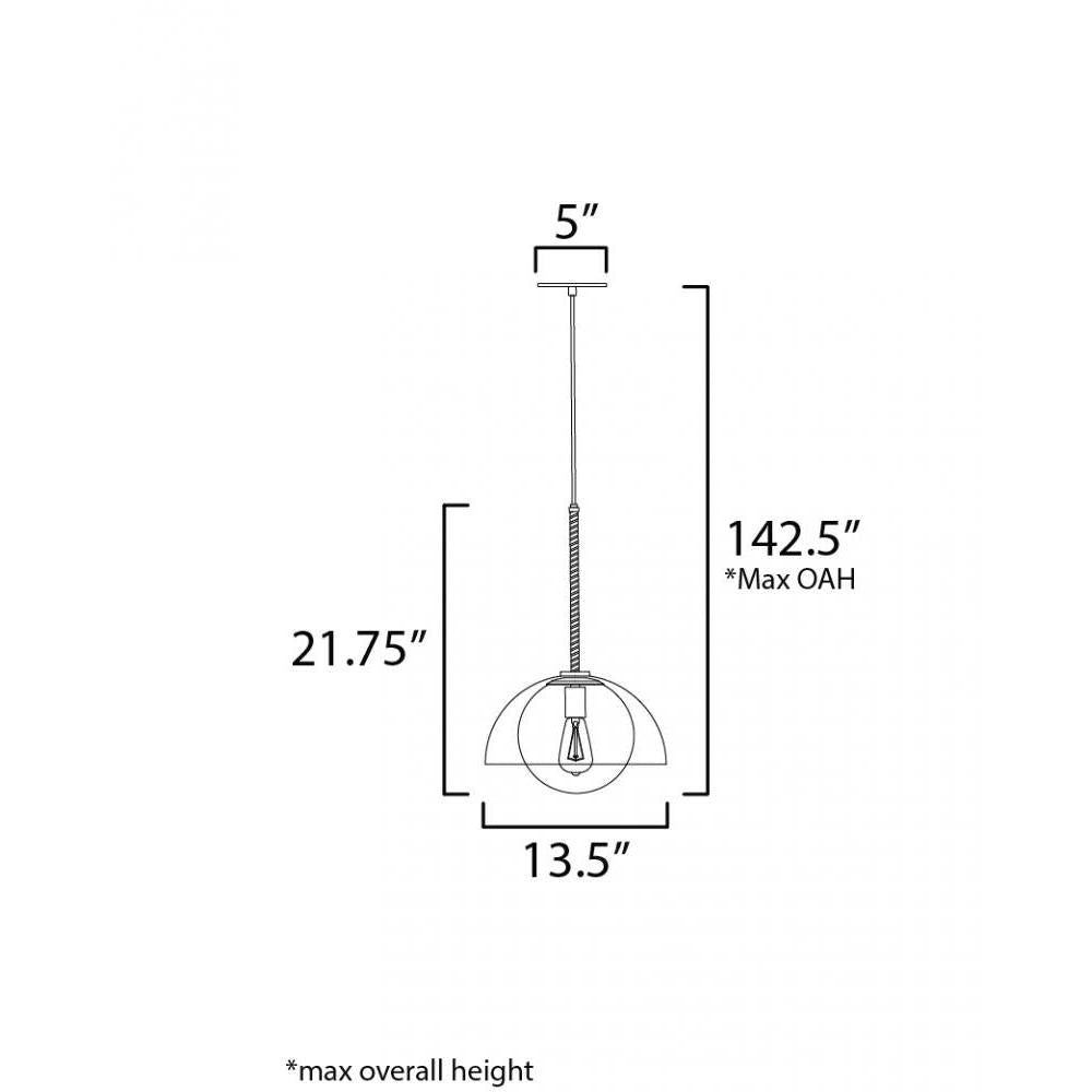 Studio M CHAPEAU SM21303SBR Pendant Traditional - Satin Brass light
