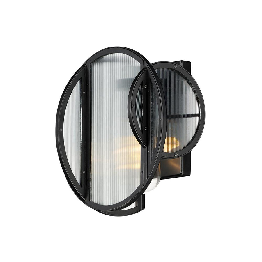 Studio M Crux 10 Inch Outdoor Wall Mount – Black