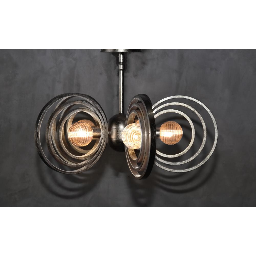 Studio M FREQUENCY SM23634CRSL Pendant Traditional - Silver Leaf