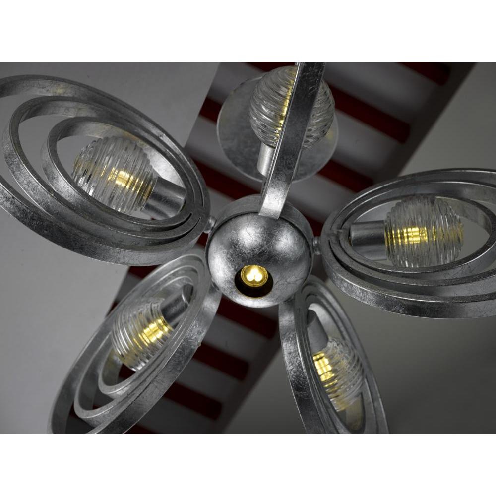 Studio M FREQUENCY SM23634CRSL Pendant Traditional - Silver Leaf