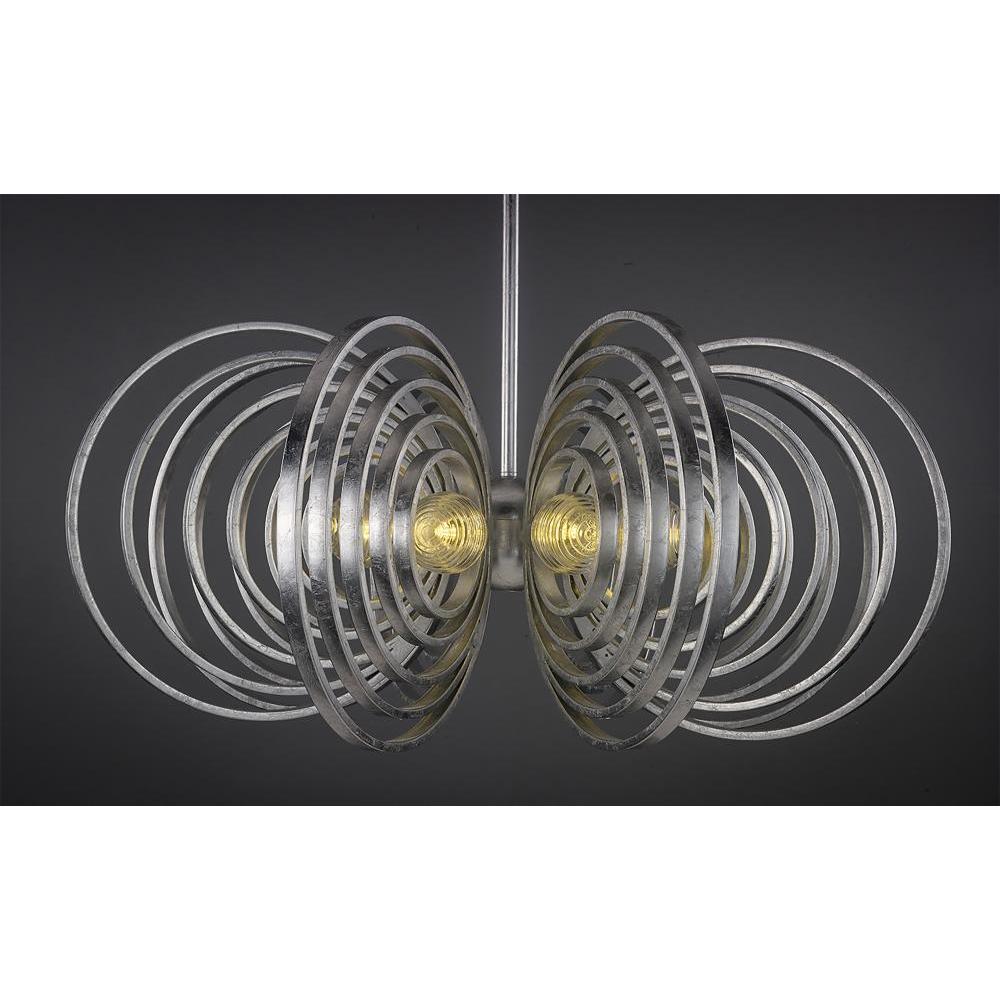 Studio M FREQUENCY SM23638CRSL Pendant Traditional - Silver Leaf light