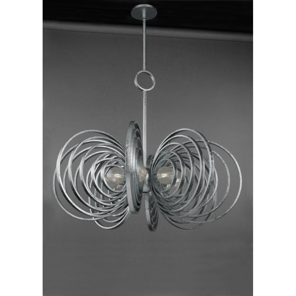 Studio M FREQUENCY SM23638CRSL Pendant Traditional - Silver Leaf light
